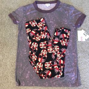 LulaRoe OS Leggings Outfit